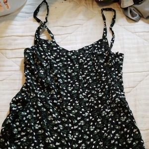 Flower print playsuit